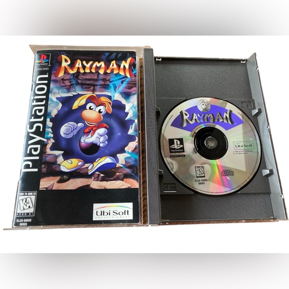 RARE Rayman LONG BOX Original Works with Both PlayStation 1 & PlayStation 2 - Picture 6 of 15